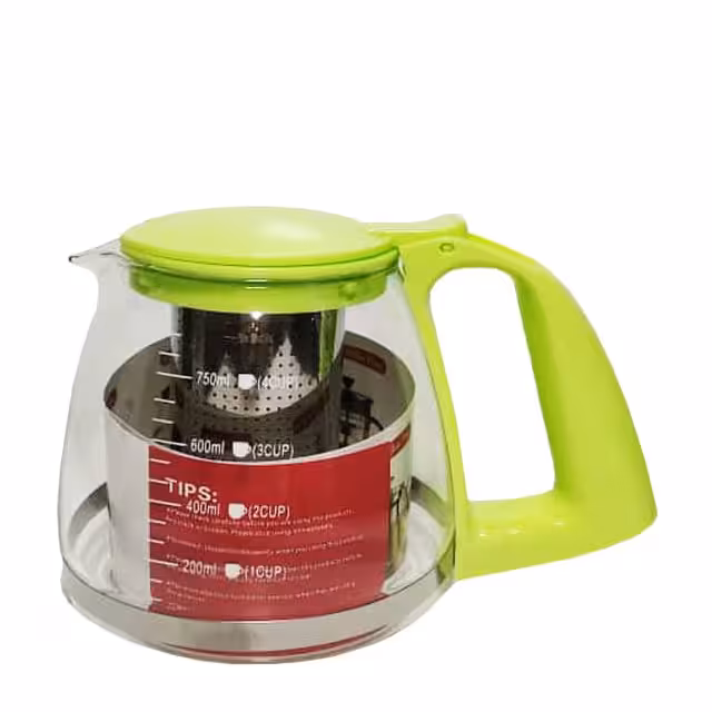 قوری پیرکس فشاری مدرج 750 میلی لیتری