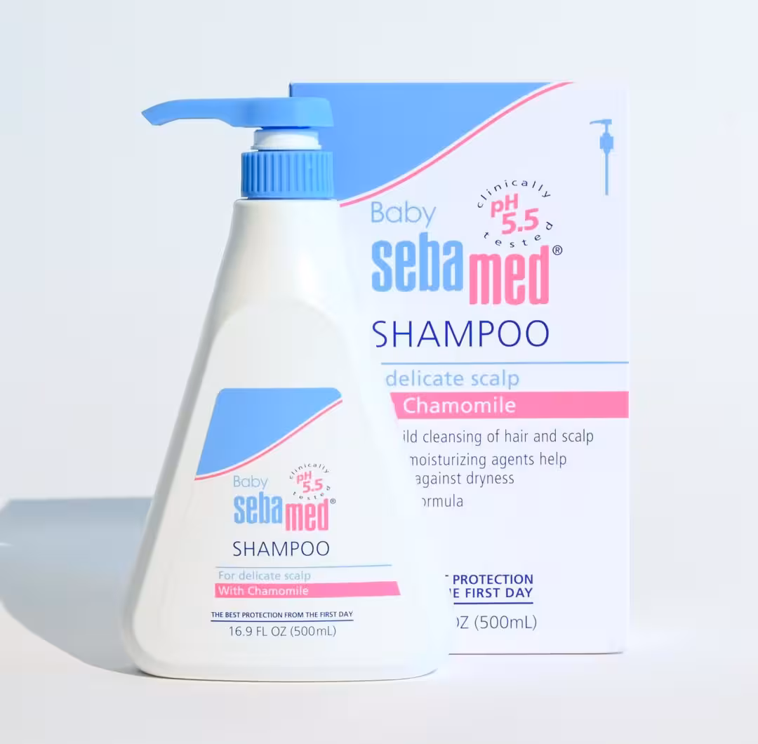 شامپو سر نوزاد سبامد Sebamed حجم 500 میلی لیتر