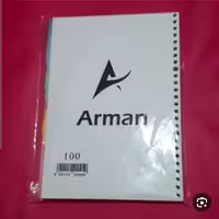 کاغذ یدک کلاسور 100 برگ 26 حلقه آرمان0085