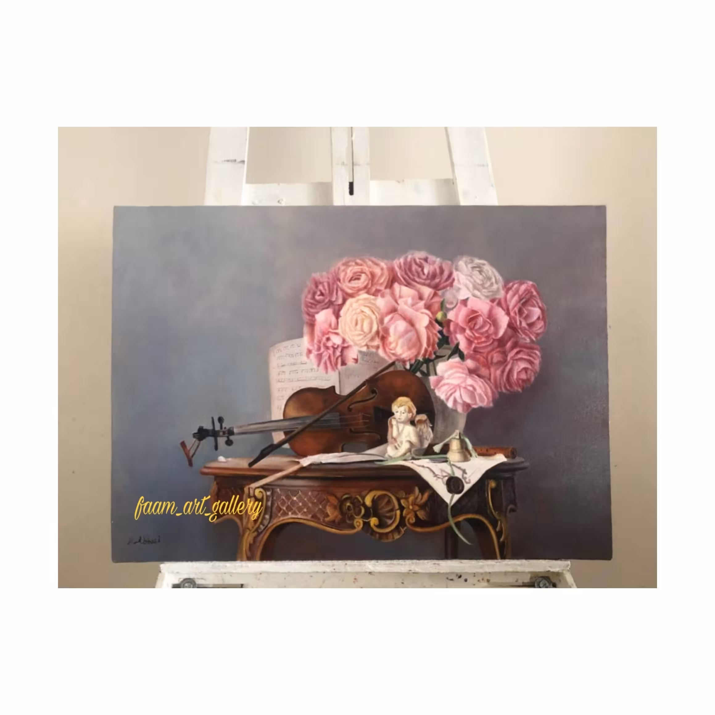 تابلو رنگ روغن کد 100