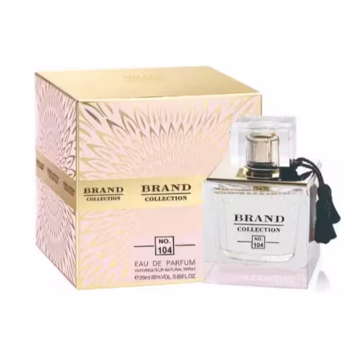 عطر جیبی حجم 25 میل شماره 104 لالیکلامور برند کالکشن - Brand Collection