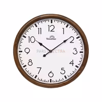 ساعت دیواری چوبی استکهلم سفید (80سانت) (ZA2212)