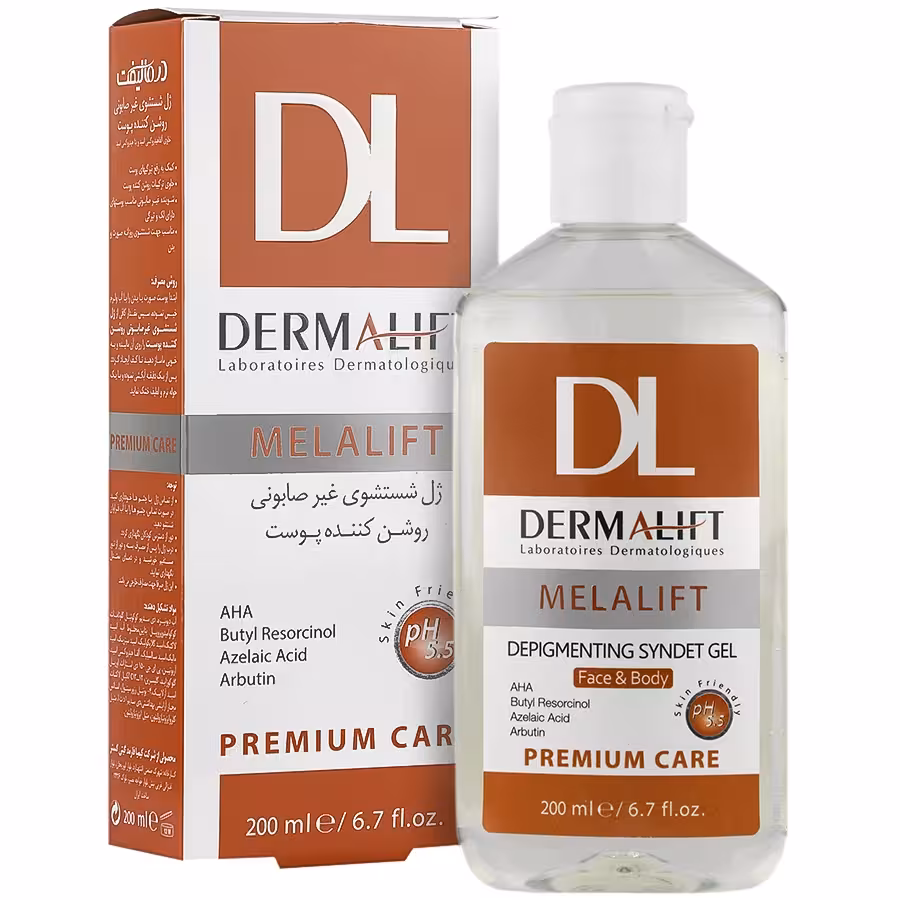 سیندت ژل روشن کننده پوست ملالیفت درمالیفت 200 میلی لیتری