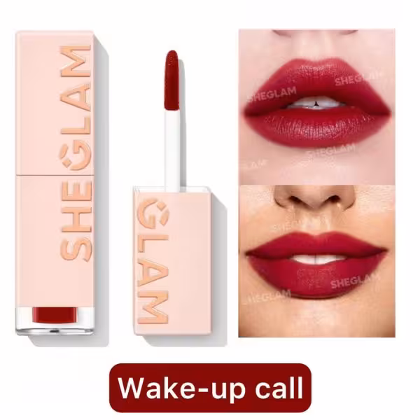 تینت لب حجم دهنده شیگلم پیگمنت و ماندگاری بالا  تغییر رنگ و مات شدن در بلند مدت  حجم 3.5میل wake up call