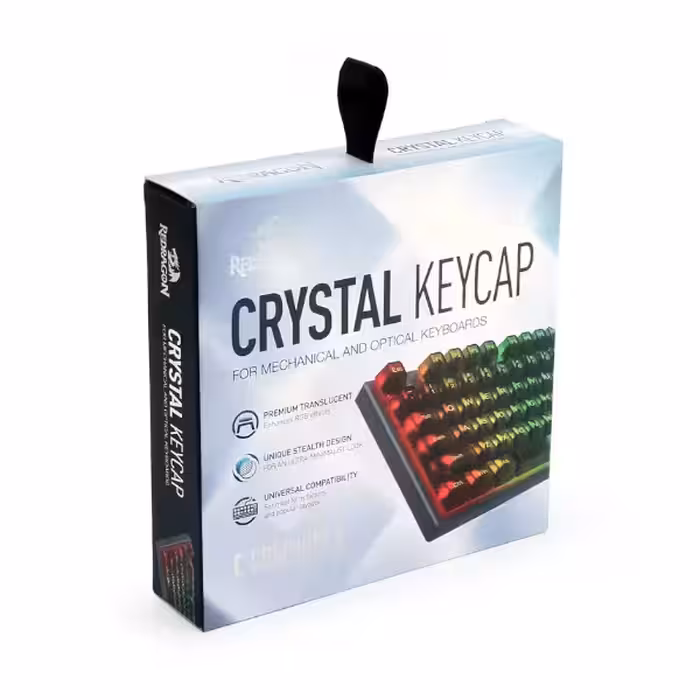 مجموعه کامل کلید کیبورد مکانیکال ردراگون مدل A137 Transparent
