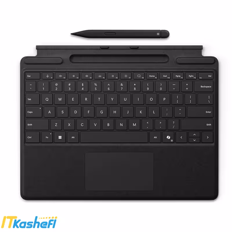 قیمت و خرید کیبورد سیگنیچر مایکروسافت سرفیس پرو 9 (کوپایلوت)  قلم سرفیس اسلیم پن 2 Microsoft Surface Pro 9 signature keyboard   Surface Slim Pen - آی تی کاشفی