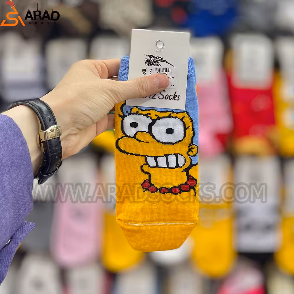 جوراب مچی فانتزی طرح سیمپسون