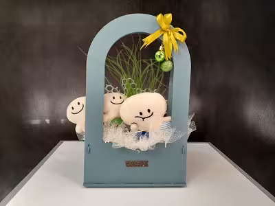 باکس چوبی کادویی عروسک کله گردالی