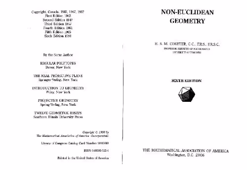 خرید و دانلود نسخه کامل کتاب Non-Euclidean Geometry