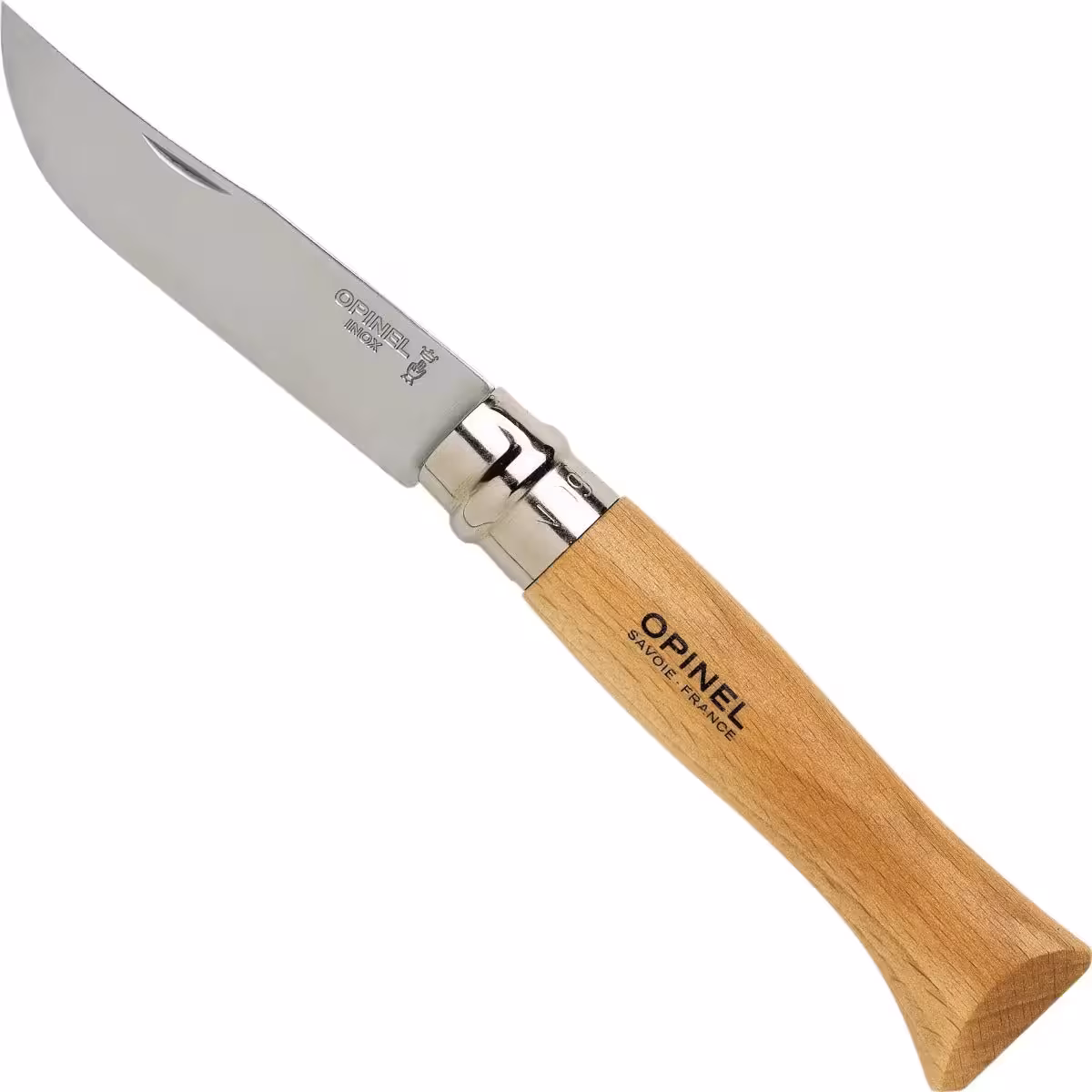 چاقو اپینل 09 استنلس – چوب راش Opinel No.09 Stainless Steel Folding Knife | Beech wood