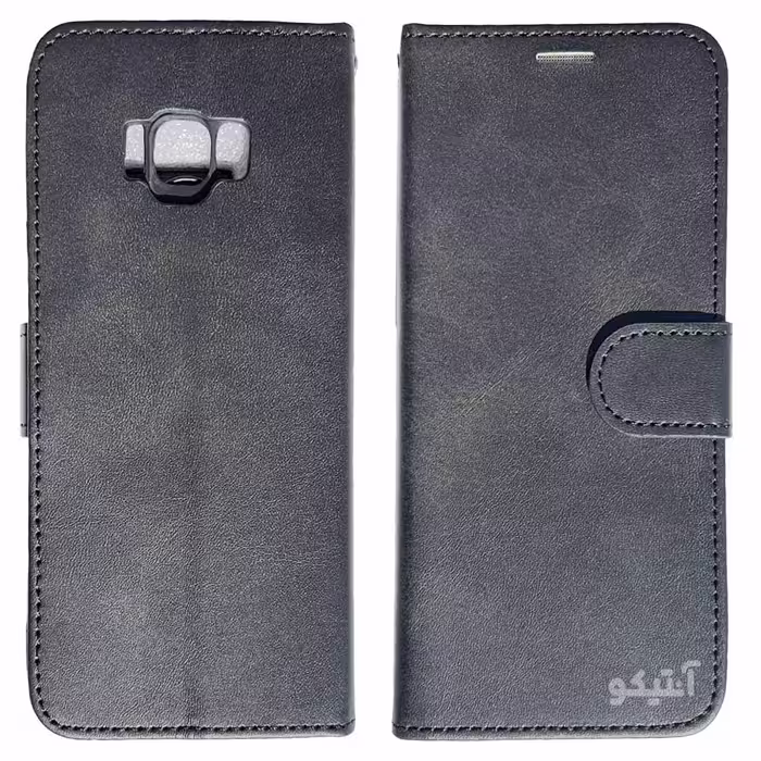 کیف چرمی مگنتی موبایل مناسب برای Samsung S8-مشکی