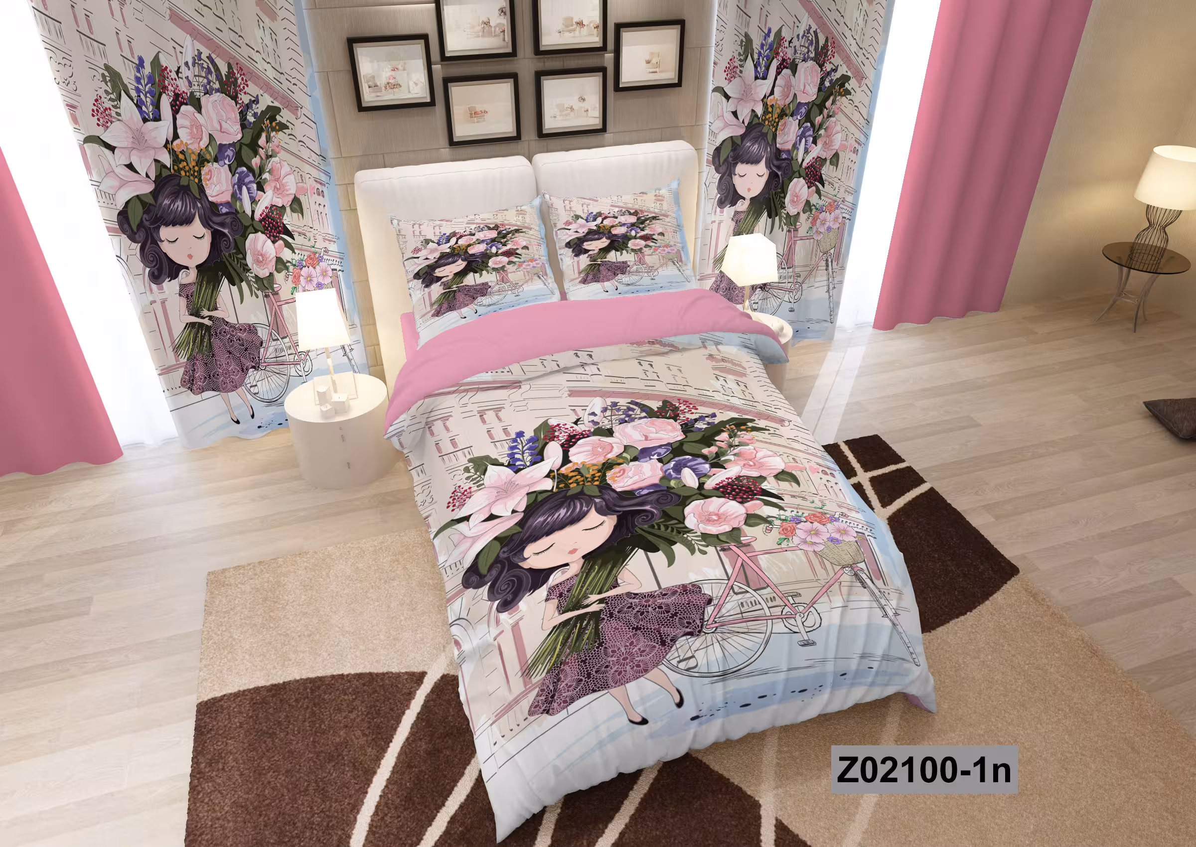 لحاف روتختی تنسل سه بعدی (3D) کالای خواب متین کد 2100