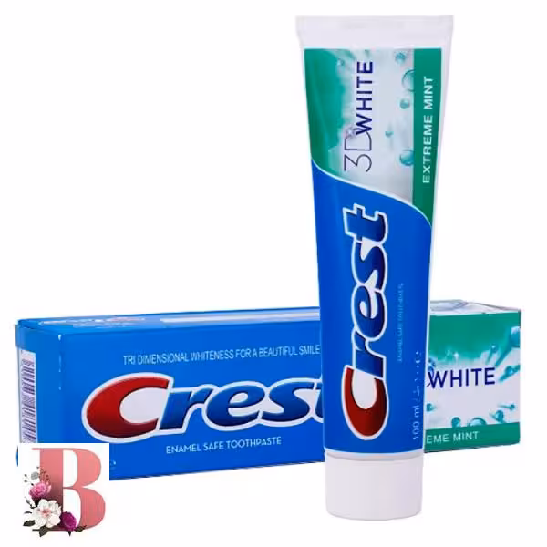خمیر دندان کرست مدل 3D WHITE حجم 100 میلی لیتر | Crest toothpaste 3D white 100ml