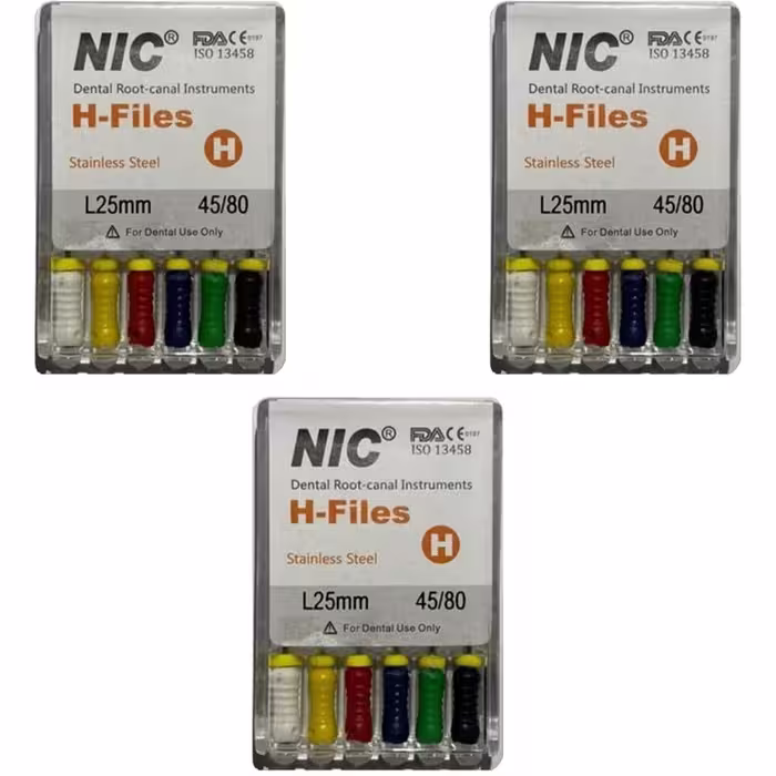 فایل دستی H آسورت سایز 15 تا 40 NIC