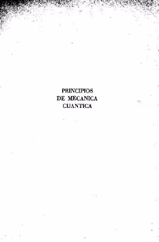 خرید و دانلود نسخه کامل کتاب Principios de mecanica cuantica