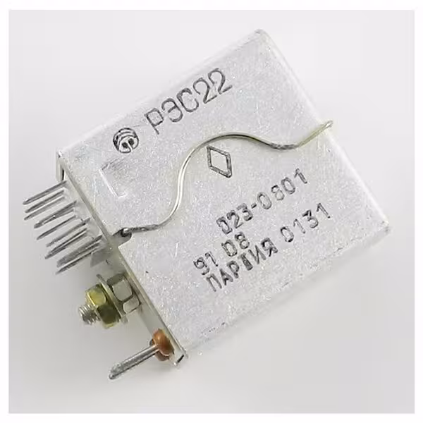 رله مونواستابل روسی دو وضعیتی، دو محفظه‌ای RES22 (08.01)، (30 ولت)