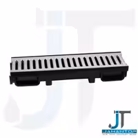 گاتر گریل استیل با کانال پلی آمید 13سانت