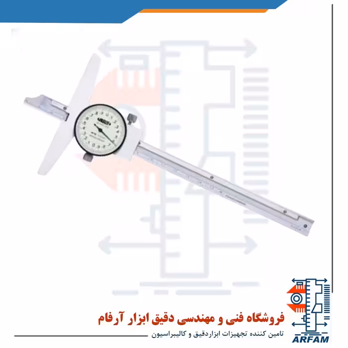 کولیس عمق سنج ساعتی اینسایز 200 میلی متر مدل 200-1340