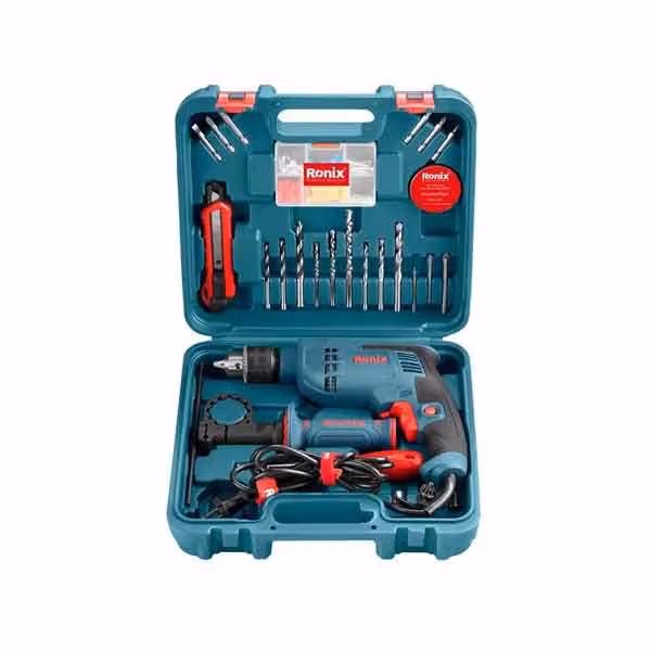 کیت دریل چکشی رونیکس 750 وات 33 پارچه مدل RS-0008