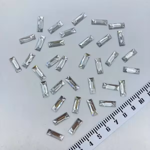 باگت پلاستیکی دوختنی 5 در 15 ( نقره ای ) بسته 50 عددی