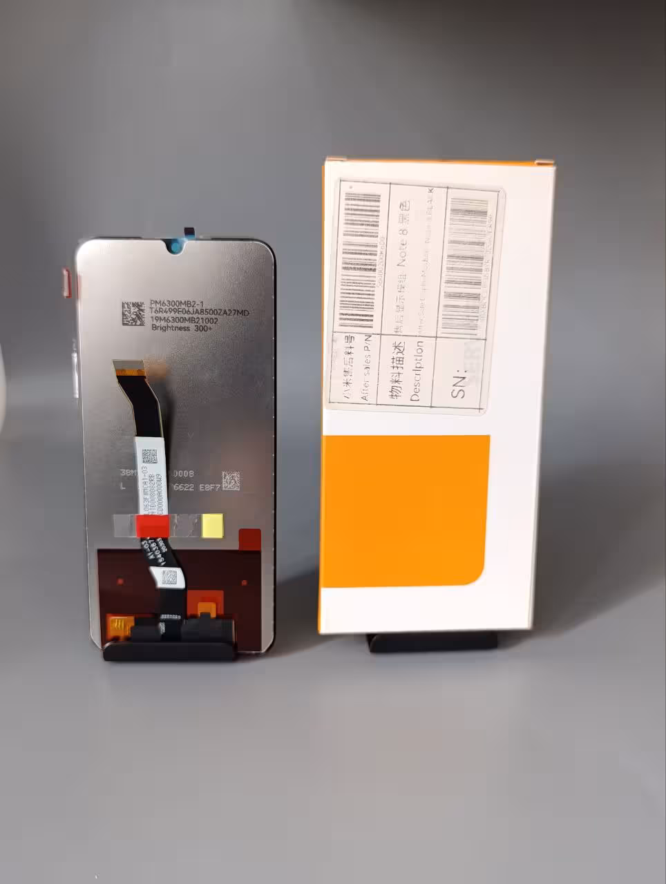 LCD Xiaomi Redmi Note 8 Black ( Original ) Service Pack سرویس پک