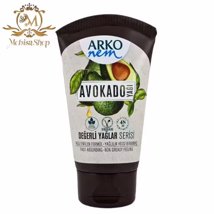 کرم مرطوب کننده بدن آرکو arko آووکادو 60 میلی لیتری