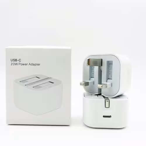 شارژر USB-C اپل 20 وات اپل ( apple ) 3پین اورجینال صد در صد اپل استوری( گارانتی تضمین اصالت و سلامت فیزیکی )