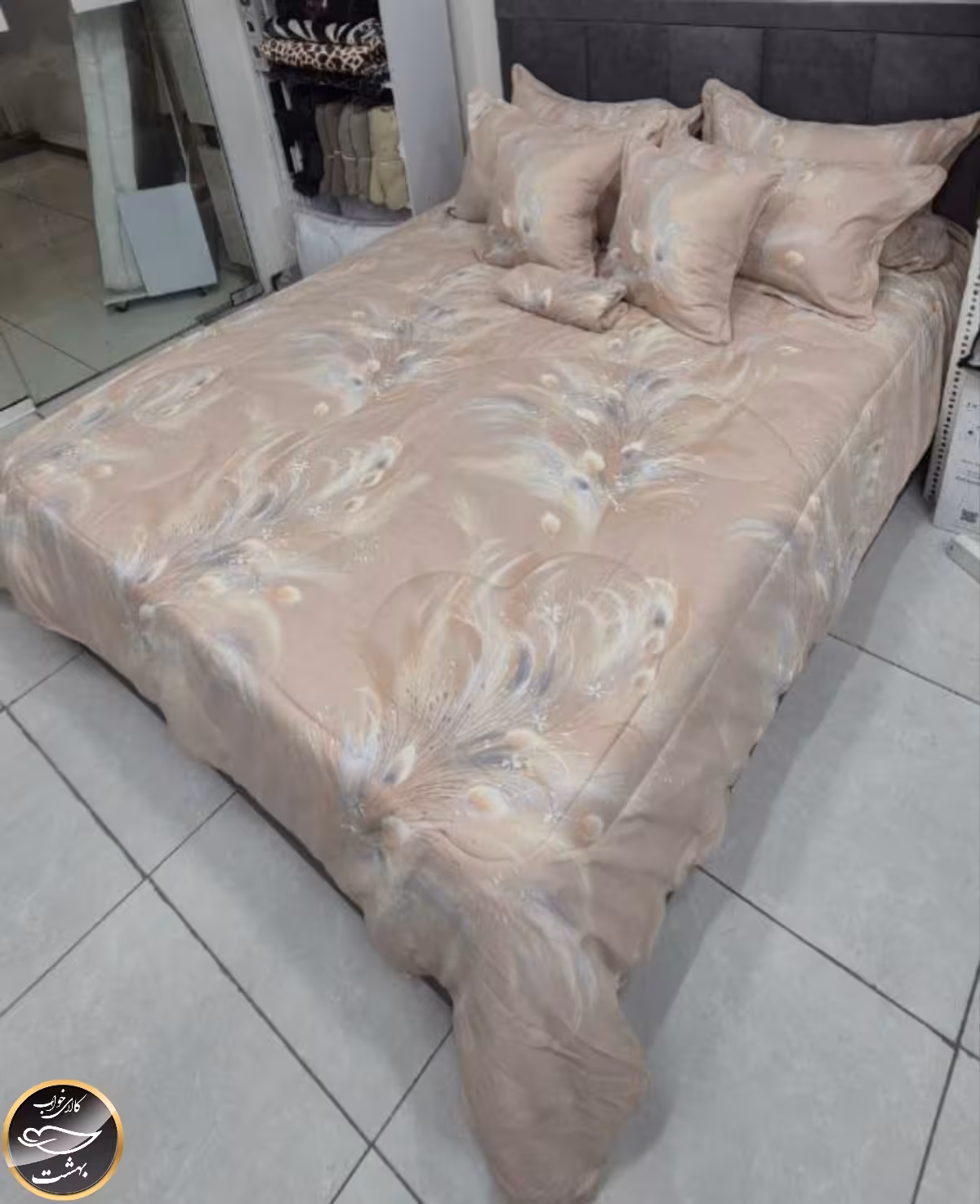 روتختی دونفره هشت تکه برند Maxxira (بژ)