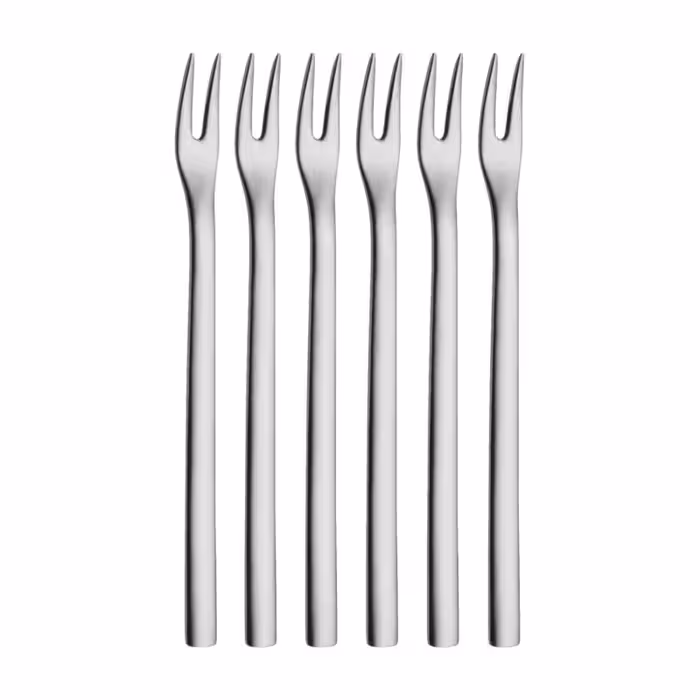 ست 6 عددی چنگال کوکتل WMF (دبلیو ام اف) | استیل ضدزنگ 18/10 | طراحی مدرن و لوکس