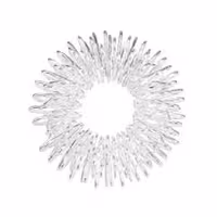 رینگ ماساژ انگشت نقره ای (حلقه ماساژ انگشت)