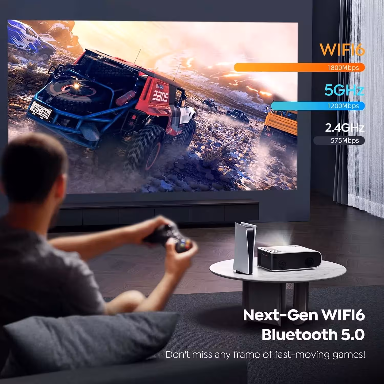 ویدئو پروژکتور یابر مدل Pro v8