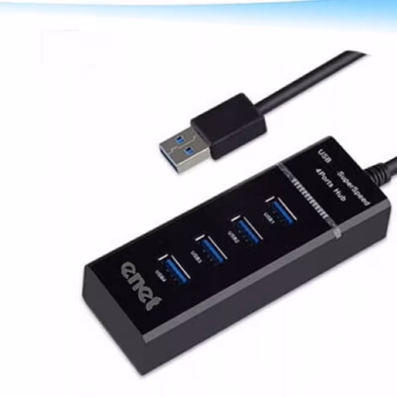 هاب 4 پورت USB2.0 کابل 30 سانتی enet