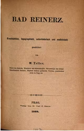 خرید و دانلود نسخه کامل کتاب Bad Reinerz. Geschichtlich, topographisch, naturhistorisch und medicinisch [medizinisch] geschildert