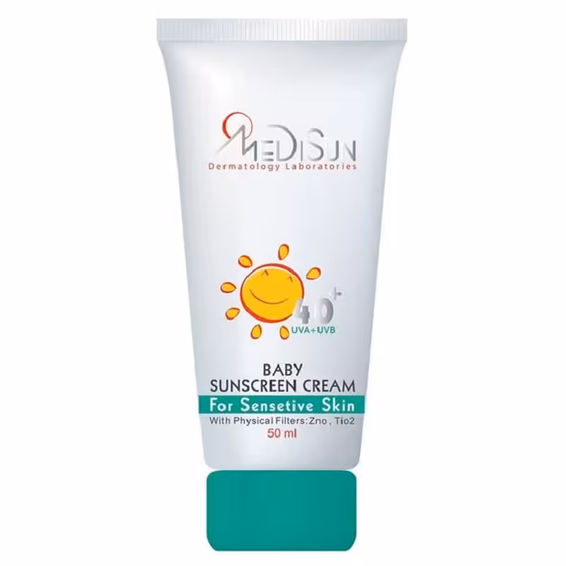 ضد آفتاب کودکان مدیسان SPF40 سایز 50 میل