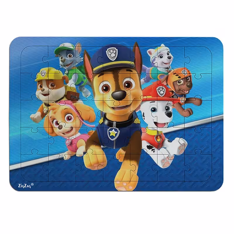 خرید و قیمت پازل چوبی 35 تکه طرح سگ های نگهبان  کد 351030