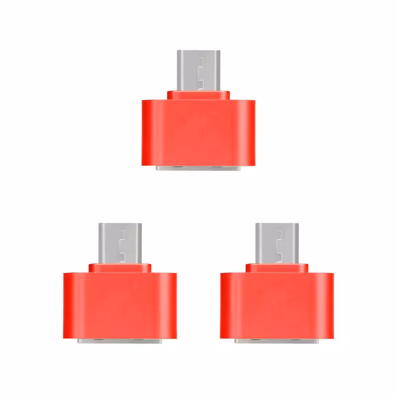 مبدل microUSB به USB مدل DST-O3 بسته 3 عددی