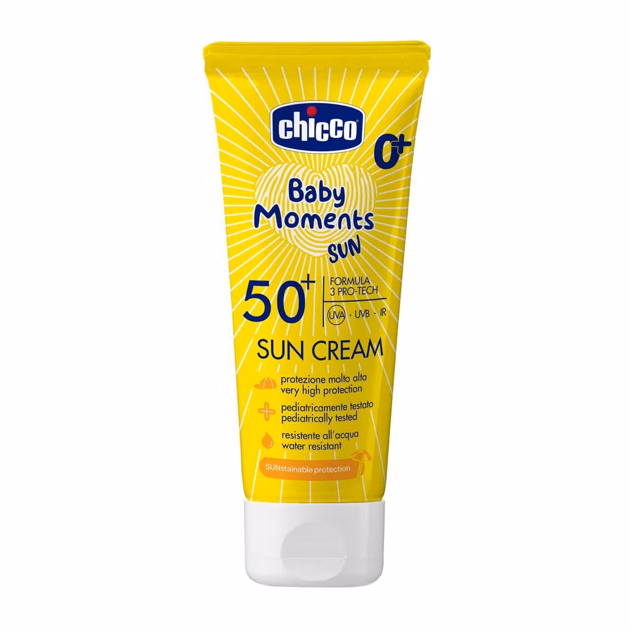 مشخصات، خرید و قیمت کرم ضد آفتاب مخصوص کودک چیکو Chicco حجم 75 میل ⭐️ ویان مارکت