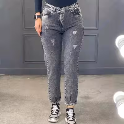 شلوار مام جین ترک