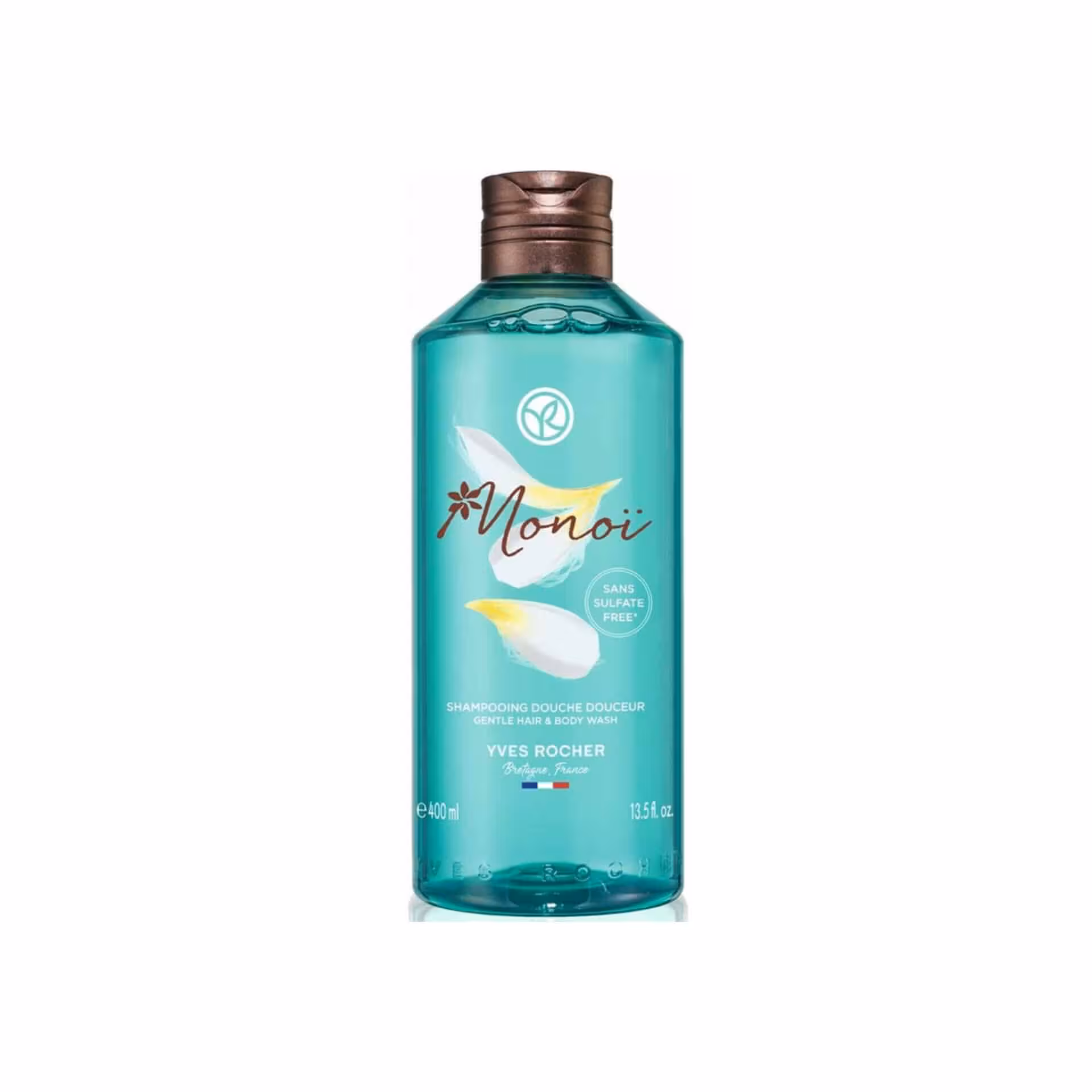 شامپو سر و بدن بدون سولفات ایوروشه مدل Monoi حجم 400 میل