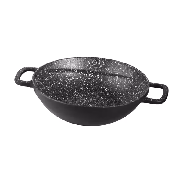 تابه ووک چدن نالینو مدل Feleti  سایز 28 بدون درب کد 01240