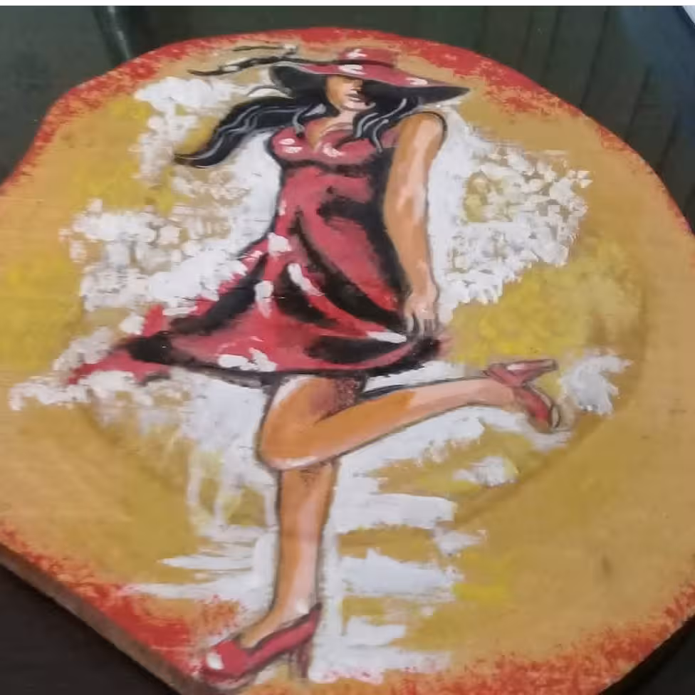 نقاشی روی جوب