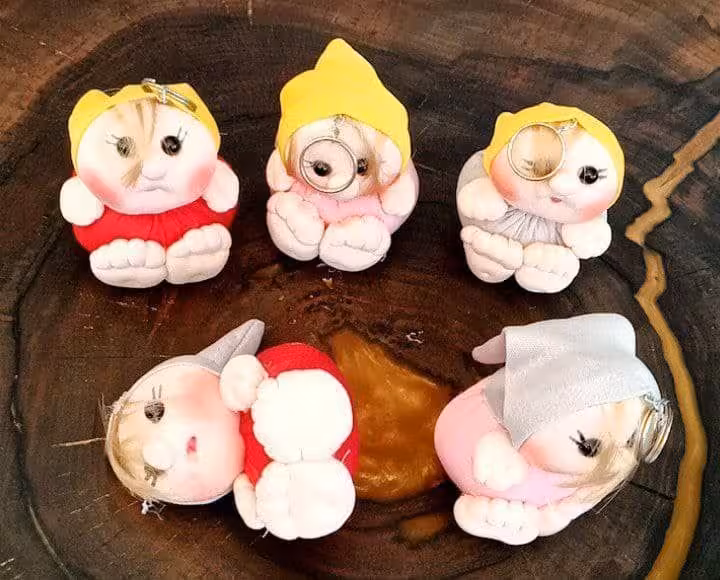 آویز کیف عروسک دختر بامزه