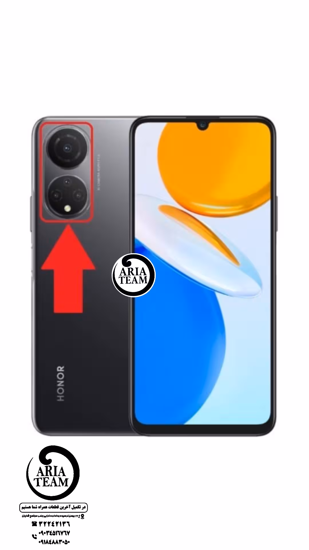 شیشه لنز دوربین هوآوی honor x7