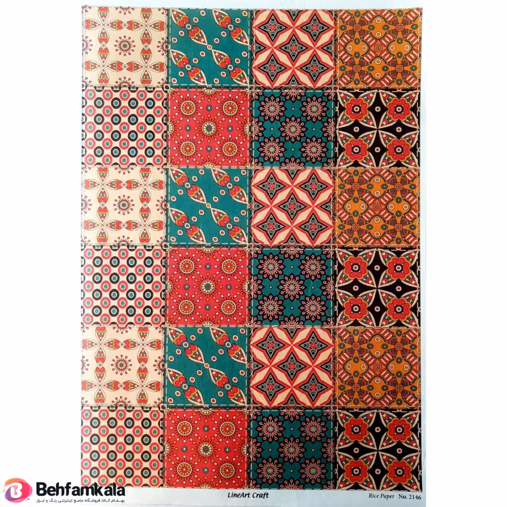 دکوپاژ برنجی(الیافی)پشت چسب دار ریچ کد 2146