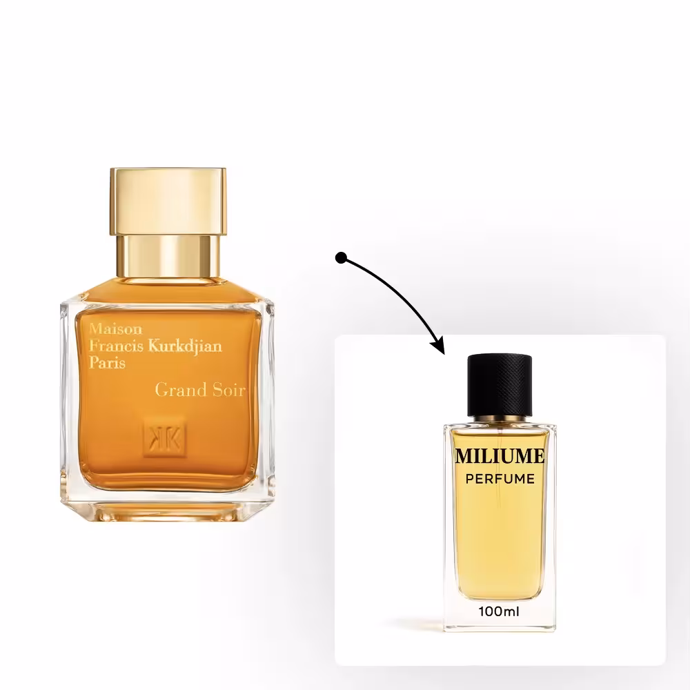 اسانس عطر Maison Francis Kurkdjian Grand Soir برند RenneTouch - کد 1508 - فرانسیس کرکجان گرند سویر 100ML - میلیوم پرفیوم
