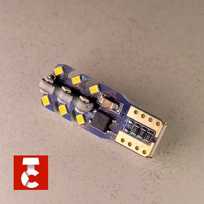 لامپ اس ام دی لیمویی خودرو (چراغ کوچک)