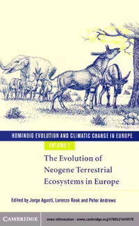 خرید و دانلود نسخه کامل کتاب Hominoid Evolution and Climatic Change in Europe: Volume 1, The Evolution of Neogene Terrestrial Ecosystems in Europe