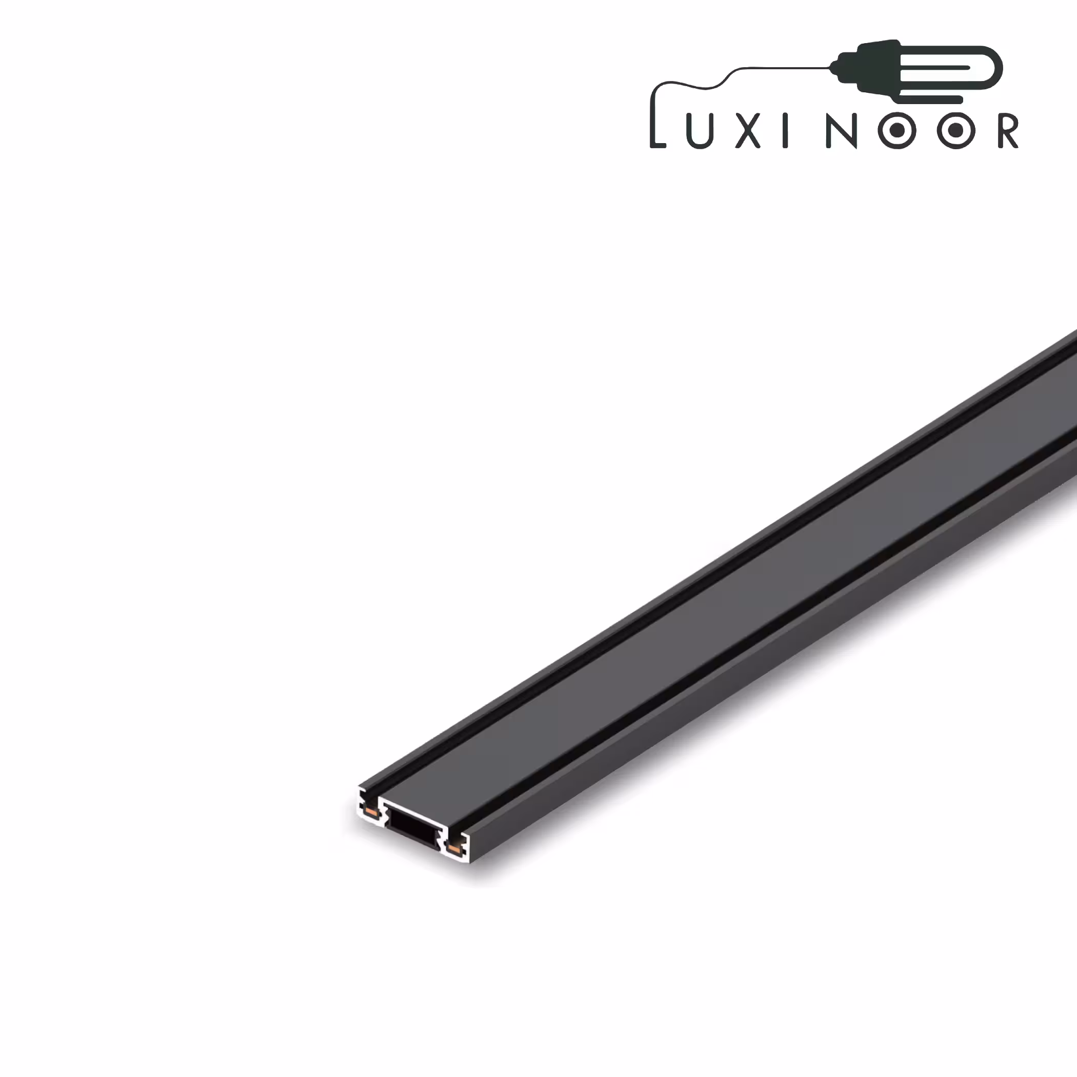 ریل مگنتی اسلیم روکار شعاع 2 متری کد SH-MG-Track-BK-2M