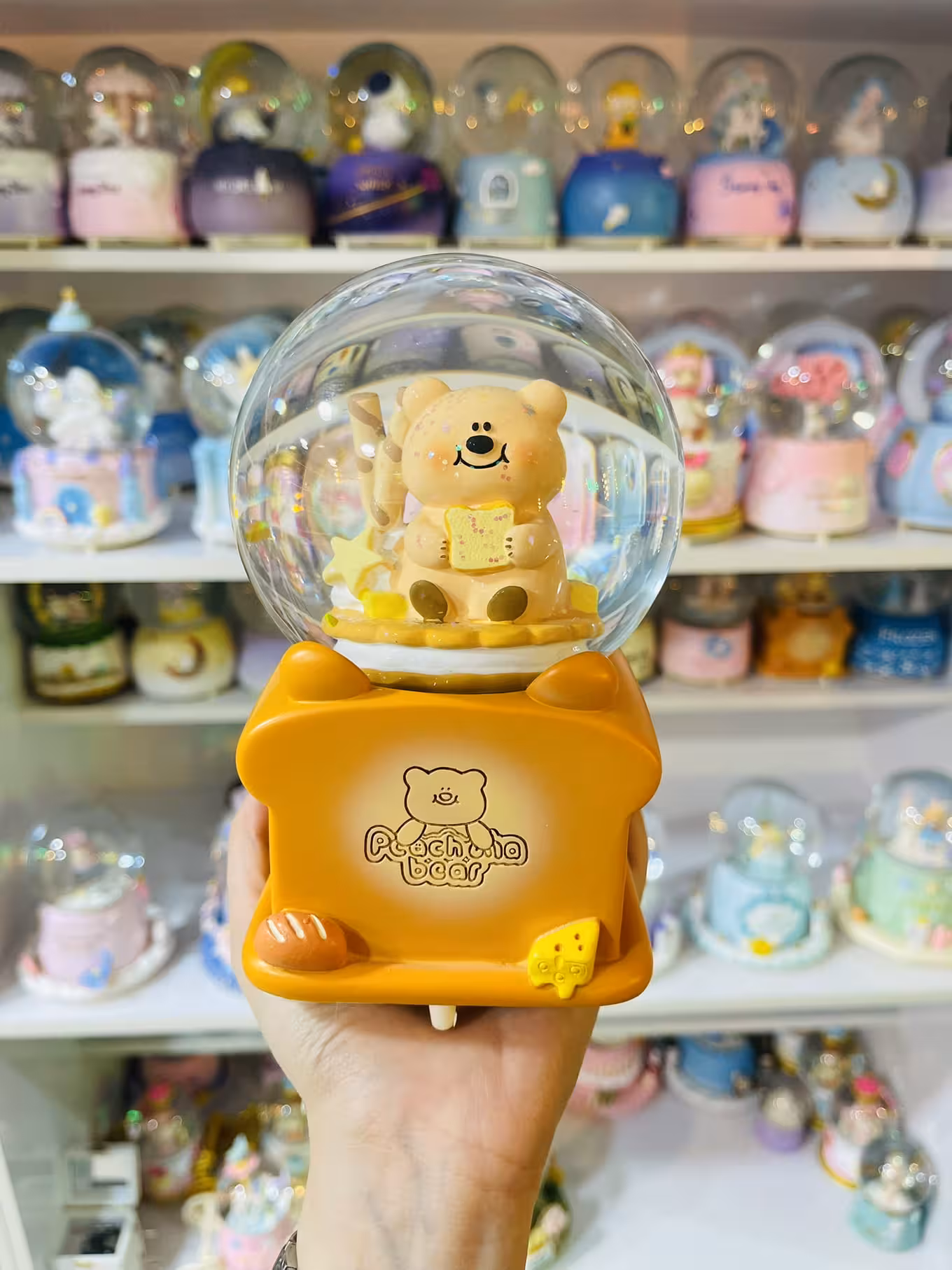 گوی موزیکال خرس نارنجی