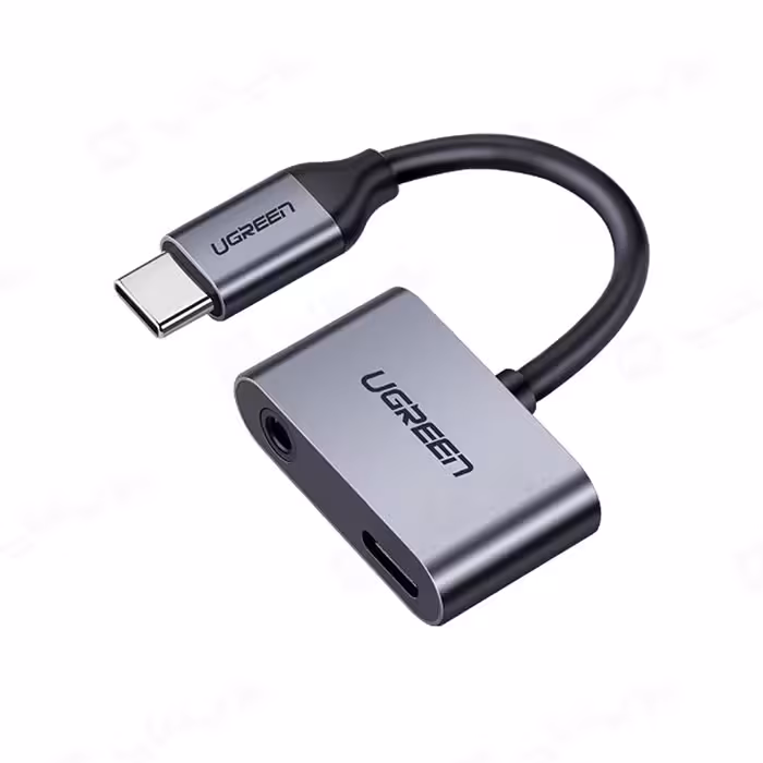 مبدل تایپ C به تایپ C و AUX یوگرین مدل CM193